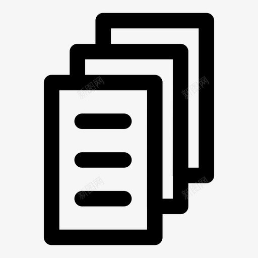 文件副本表格图标svg_新图网 https://ixintu.com 副本 文件 表格