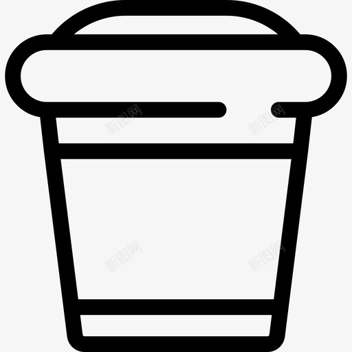 塑料咖啡杯吃的其他图标svg_新图网 https://ixintu.com 其他 吃的 塑料咖啡杯