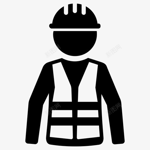工人工作图标svg_新图网 https://ixintu.com 工人 工作