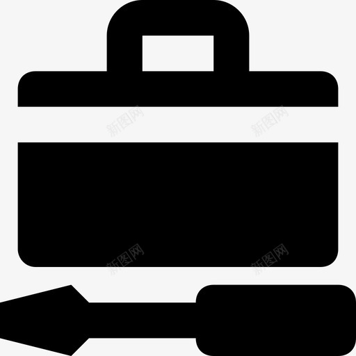工具箱向量图标工业设备修理工具svg_新图网 https://ixintu.com 修理工具 工业设备 工具箱 工具箱向量图标 搜索引擎优化和数字营销图标包 螺丝刀
