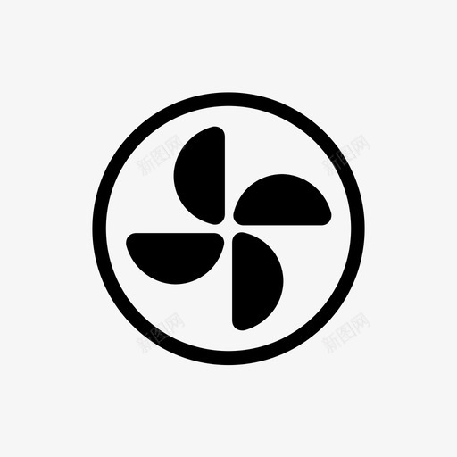 的cpu的电风扇的图标svg_新图网 https://ixintu.com cpu的 底座的 电风扇的 的 螺旋桨的 销轮的