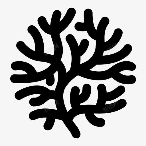 珊瑚海滩海洋图标svg_新图网 https://ixintu.com 大海 水 海洋 海滩 珊瑚