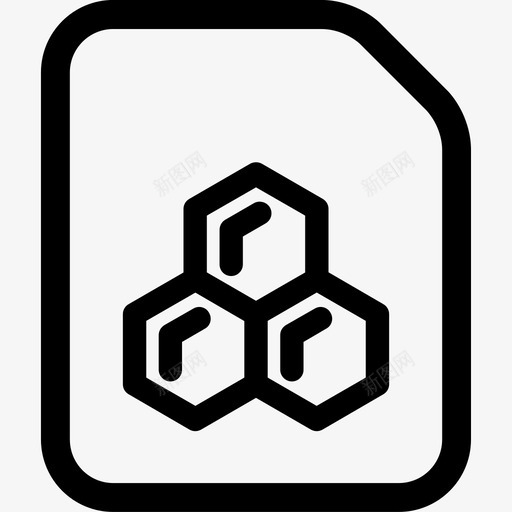 科学数据文件图标svg_新图网 https://ixintu.com 文件 科学数据