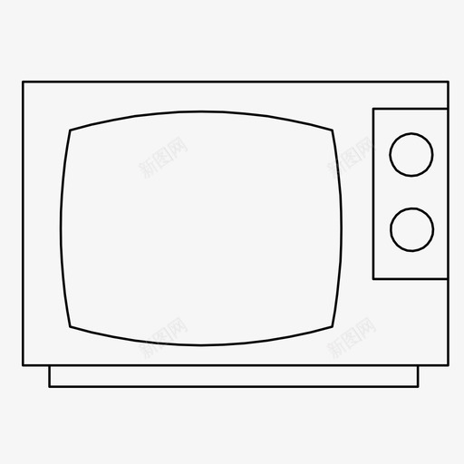 电视娱乐监视器图标svg_新图网 https://ixintu.com 娱乐 屏幕 手表 电视 监视器