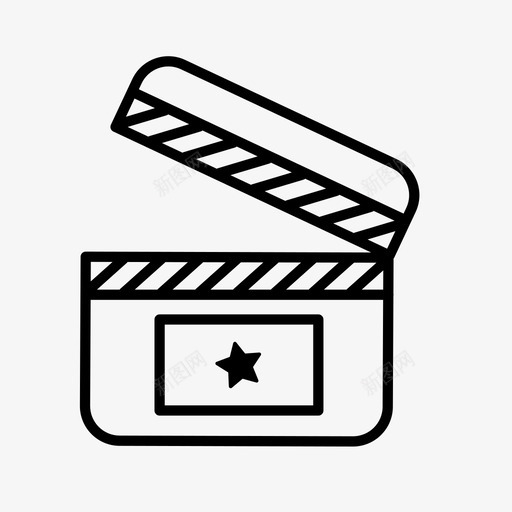 戏剧导演教育图标svg_新图网 https://ixintu.com 制片 学校 导演 戏剧 教育 电影