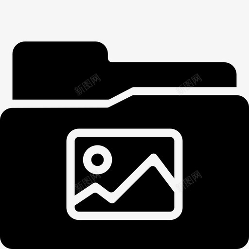 图库文件夹文档功能图标svg_新图网 https://ixintu.com 功能 图库文件夹 文件夹功能 文档 照片