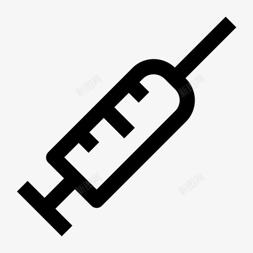 注射器注射图标svg_新图网 https://ixintu.com 注射 注射器