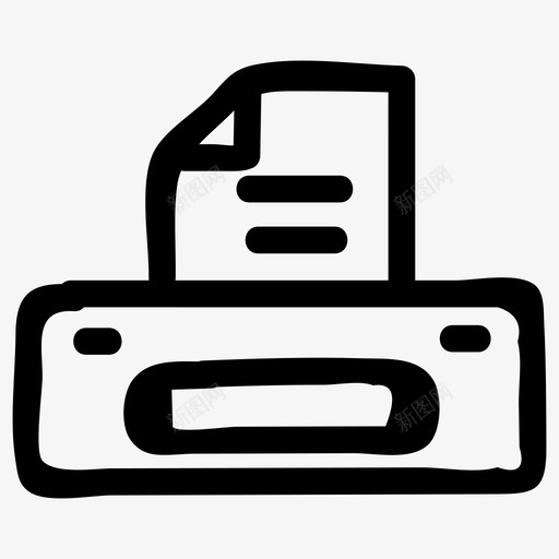 电脑电子办公室图标svg_新图网 https://ixintu.com 办公室 印刷 打印机 技术 电子 电子手绘图标 电脑