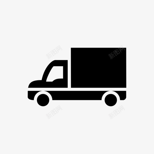 提货车箱子送货车图标svg_新图网 https://ixintu.com 提货车 箱子 车辆 运输工具 送货车