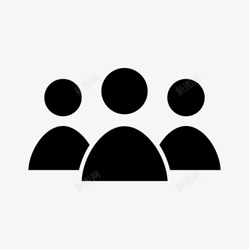 上班族人团队图标svg_新图网 https://ixintu.com 上班族 人 团队