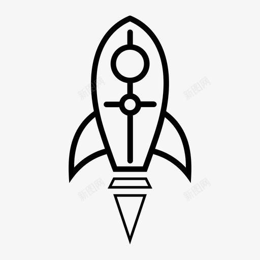 复古火箭宇航员太空图标svg_新图网 https://ixintu.com 复古太空 复古火箭 太空 宇宙飞船 宇航员