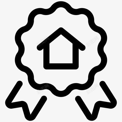 家庭保险房屋保险房地产系列第三卷图标svg_新图网 https://ixintu.com 家庭保险 房地产系列第三卷 房屋保险