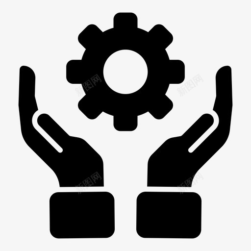 支持齿轮客户支持图标svg_新图网 https://ixintu.com 业务支持 客户支持 技术支持 支持 支持服务 齿轮