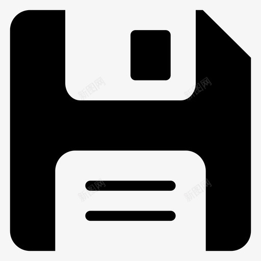 软盘数据磁盘图标svg_新图网 https://ixintu.com 内存 存储 已保存 数据 磁盘 网络通信标志符号 软盘
