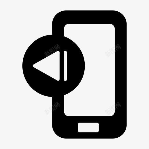 以前的智能手机手机屏幕通知图标svg_新图网 https://ixintu.com 以前的智能手机 屏幕通知 左边 手机 这边