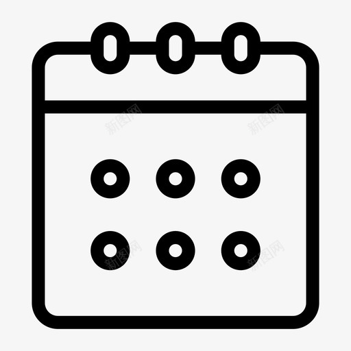 日历svg_新图网 https://ixintu.com 日历 日历图标-01