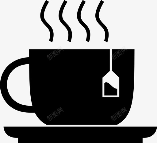 杯子一杯茶餐厅图标svg_新图网 https://ixintu.com 一杯茶 杯子 茶馆 餐厅