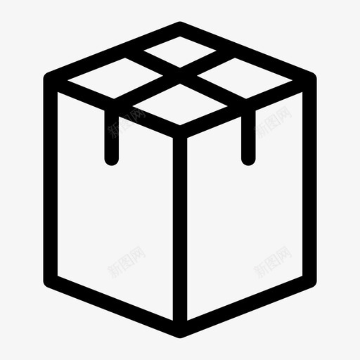箱子纸箱交货图标svg_新图网 https://ixintu.com 交货 包装 搬运 箱子 纸箱