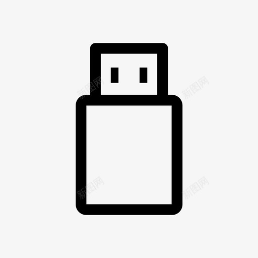 U盘设备磁盘图标svg_新图网 https://ixintu.com U盘 介质杂项 磁盘 设备 驱动器
