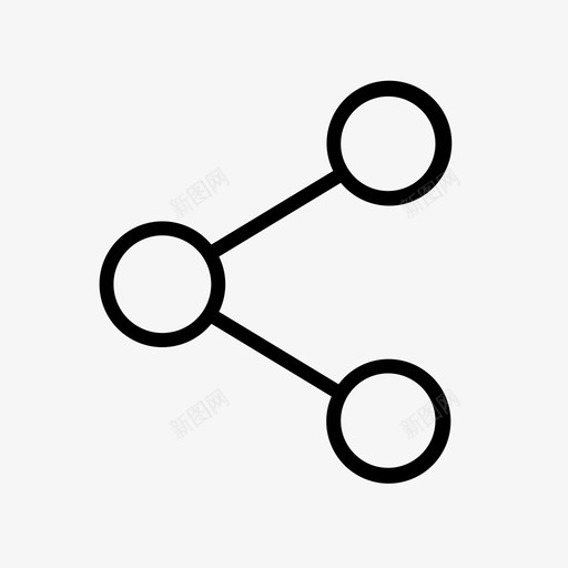 分享社交基本轮廓瘦图标svg_新图网 https://ixintu.com 分享 基本轮廓瘦 社交