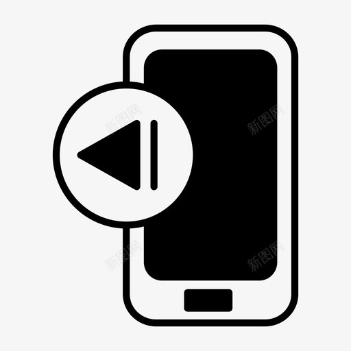 以前的智能手机手机屏幕通知图标svg_新图网 https://ixintu.com 以前的智能手机 屏幕通知 左边 手机 这边