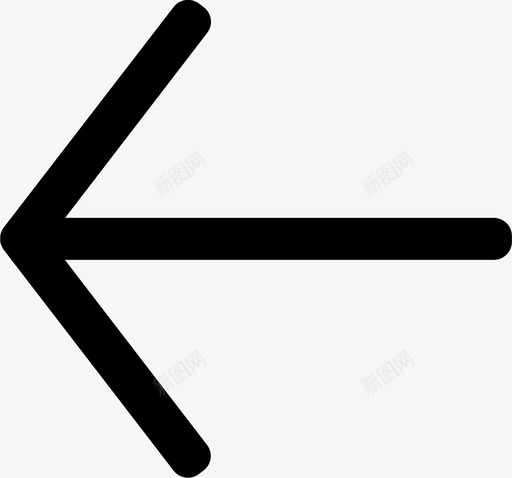 左箭头角上一个细箭头图标svg_新图网 https://ixintu.com 上一个 左箭头角 细箭头 角箭头