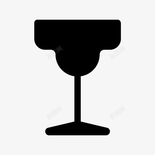 玛格丽塔杯鸡尾酒饮料图标svg_新图网 https://ixintu.com 玛格丽塔杯 酒吧场景 饮料 鸡尾酒 龙舌兰酒