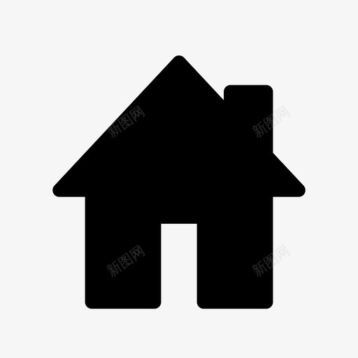 住宅建筑农村图标svg_新图网 https://ixintu.com 住宅 农村 基本填充 建筑
