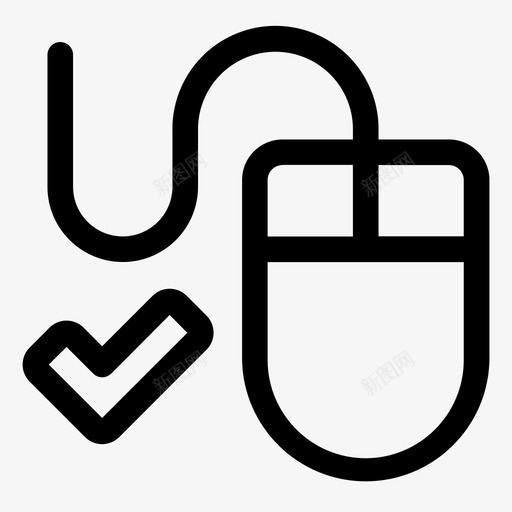 点击鼠标点击图标svg_新图网 https://ixintu.com 点击 鼠标点击