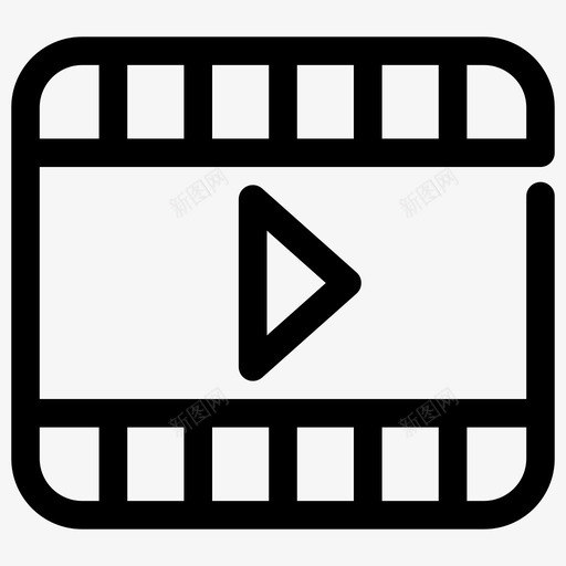 视频ui控件图标svg_新图网 https://ixintu.com ui控件 视频