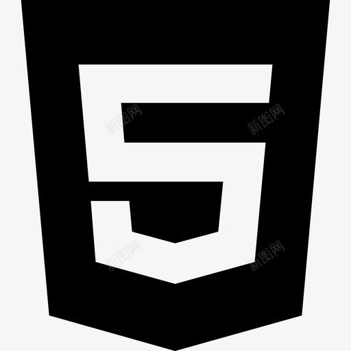 html-5-logosvg_新图网 https://ixintu.com html-5-logo