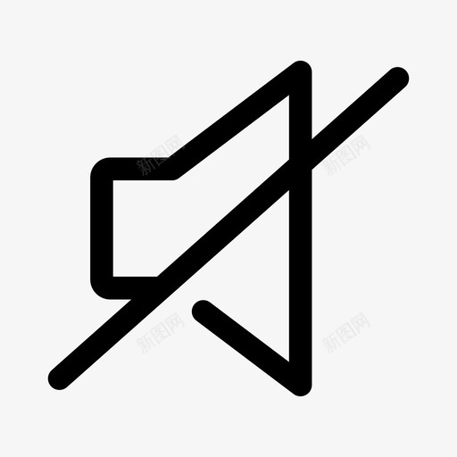 静音模式ui控件图标svg_新图网 https://ixintu.com ui控件 静音模式