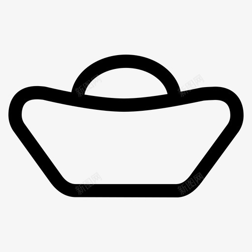 元宝svg_新图网 https://ixintu.com 元宝