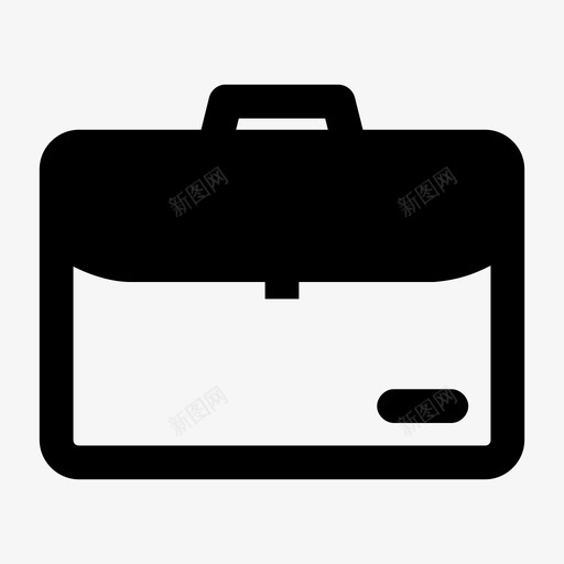 包公文包工作图标svg_新图网 https://ixintu.com 公文包 办公室 包 工作 皮革