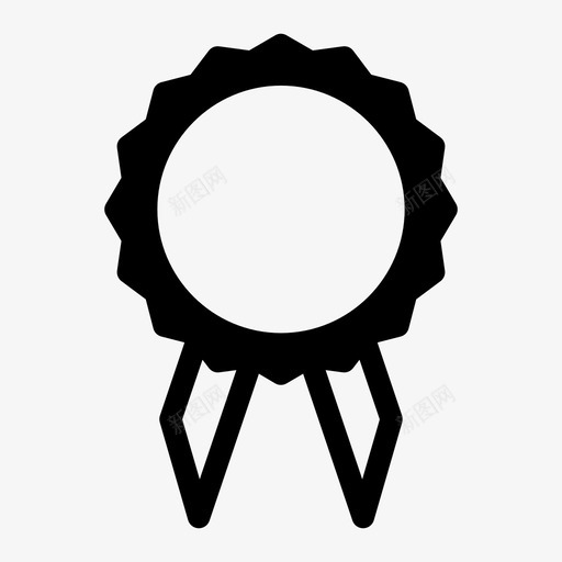 认证徽章奖励徽章竞赛图标svg_新图网 https://ixintu.com 丝带奖 奖励徽章 竞赛 获奖者 认证徽章