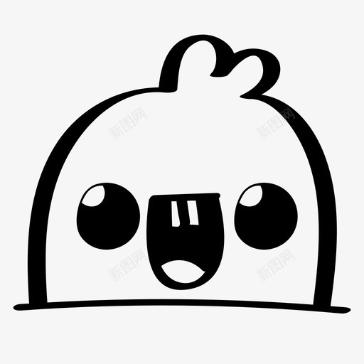 兔子笑可爱嘟嘟图标svg_新图网 https://ixintu.com 兔子嘴巴 兔子笑 可爱 嘟嘟 嘟嘟笑脸 牙齿