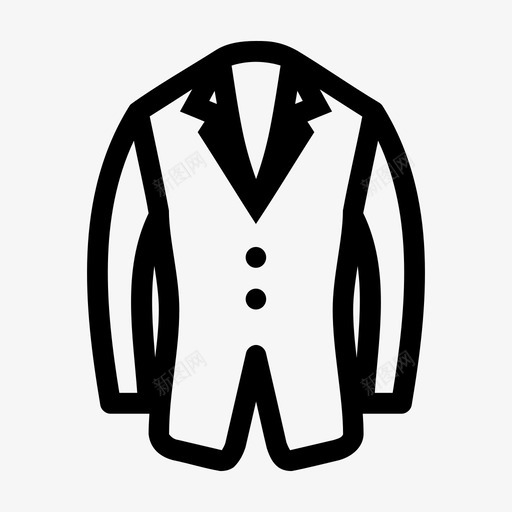 小西装服装连衣裙图标svg_新图网 https://ixintu.com 制服 小西装 服装 职业装 西装 连衣裙