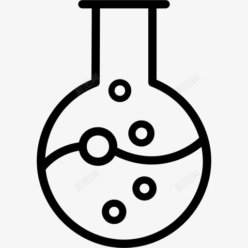 烧瓶化学实验室图标svg_新图网 https://ixintu.com 化学 实验室 教育科学 烧瓶 研究 科学