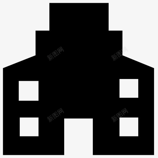 写字楼16栋写字楼图标svg_新图网 https://ixintu.com 16栋写字楼 写字楼