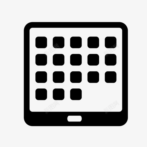 平板电脑android应用程序图标svg_新图网 https://ixintu.com android ipad 小工具 平板电脑 应用程序