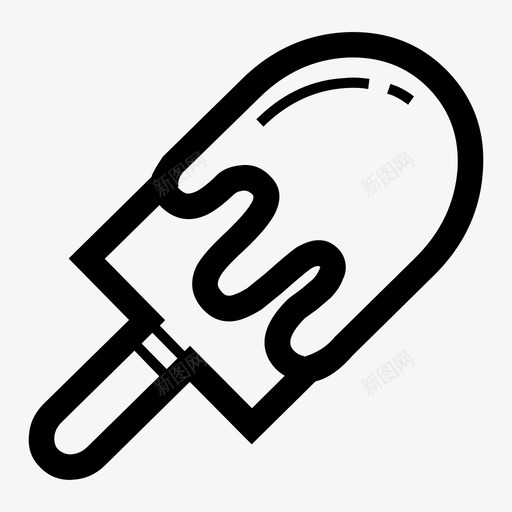 冰淇淋网上商店图标svg_新图网 https://ixintu.com 冰淇淋 网上商店