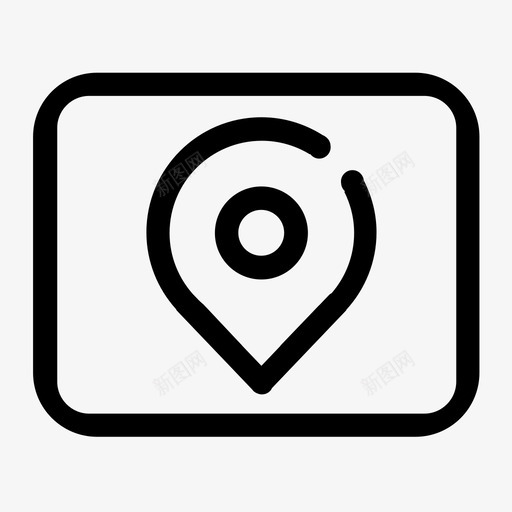 出发地点ICONsvg_新图网 https://ixintu.com 出发地点ICON