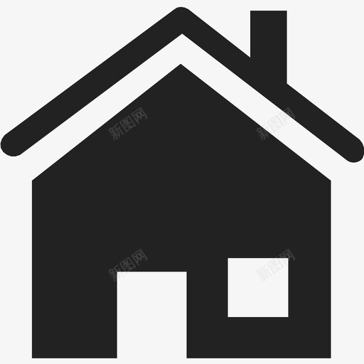 家楼住图标svg_新图网 https://ixintu.com 住 家 楼