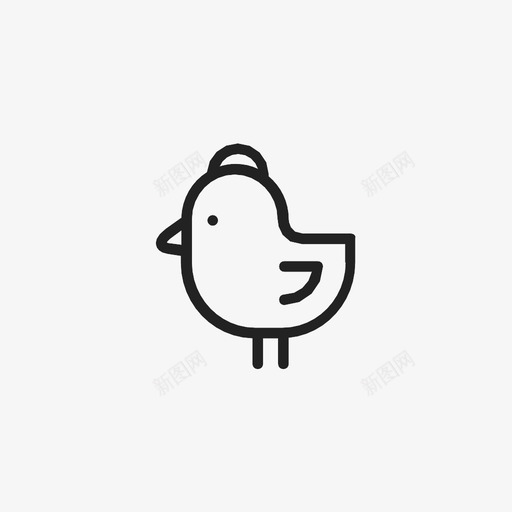 鸡动物公鸡图标svg_新图网 https://ixintu.com 公鸡 动物 房子 母鸡 鸡