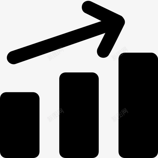 条形图分析地理信息图标svg_新图网 https://ixintu.com 分析 地理信息 增加 条形图 项目管理图示符24