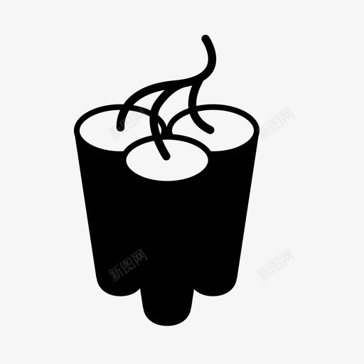 炸药tnt图标svg_新图网 https://ixintu.com tnt 炸药