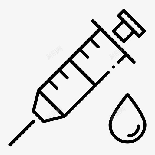 皮下注射针健康医院图标svg_新图网 https://ixintu.com 健康 医疗 医院 皮下注射针