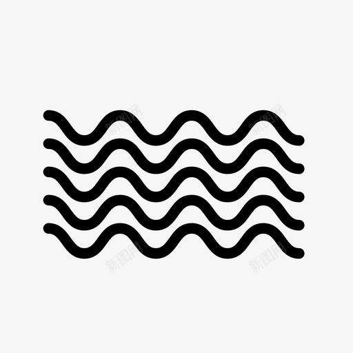 海海滩海洋图标svg_新图网 https://ixintu.com 水 海 海洋 海洋收藏 海浪 海滩