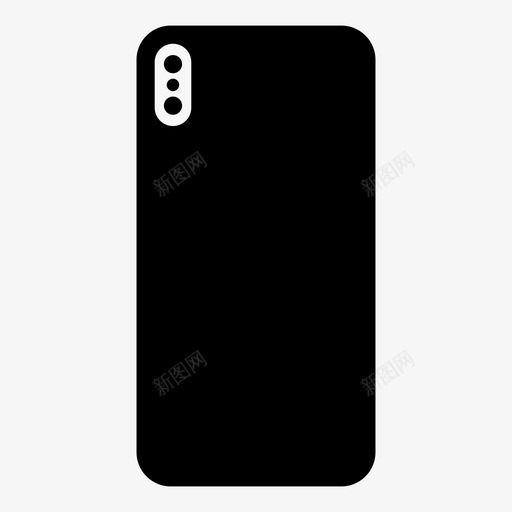 智能手机苹果摄像头图标svg_新图网 https://ixintu.com iphone 双摄像头 手机 摄像头 智能手机 苹果
