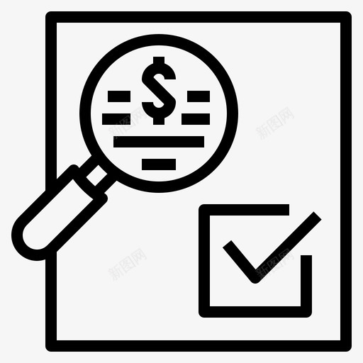 征信局查询个人贷款图标svg_新图网 https://ixintu.com 个人贷款 征信局 查询